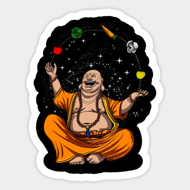 Buddha Vegan Sticker by underheaven